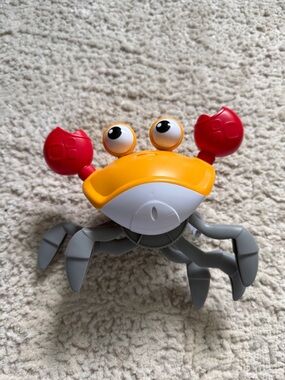 Yellow and Red Crab Action Toy - Kids Toys